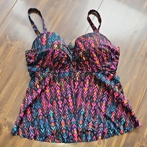 Torrid Multicolor Bathing Suit Top